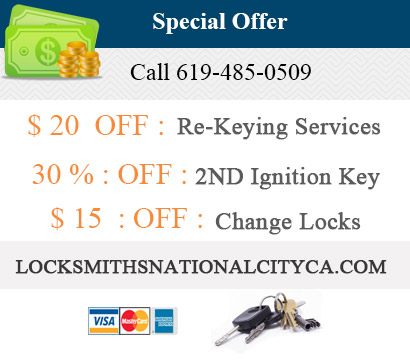 Locksmiths National City CA Offer